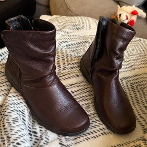 Hotter Dark Brown Ankle Boots